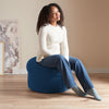 Doza Cush Ottoman (Indoor Blue)