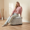 Yogibo Ottoman (Luxe Light Grey)