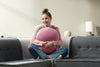 Round Pillow (Indoor Flamingo)