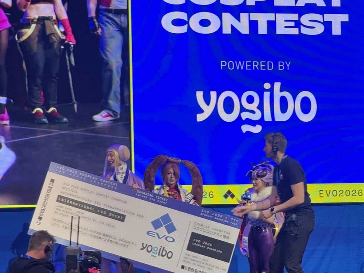 Cosplay contest on stage at EVO Ultimate Fighting Championship, powered by Yogibo