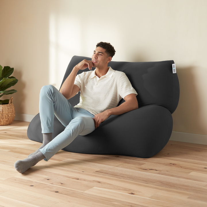 Yogibo midi ダークグレー ヨギボー Yogibo Short - Medium Sized Bean Bag Chair | Yogibo®