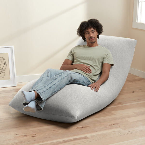 Huge - Giant Bean Bag Chair - Chinchilla | CordaRoy's Convertible Bean Bags