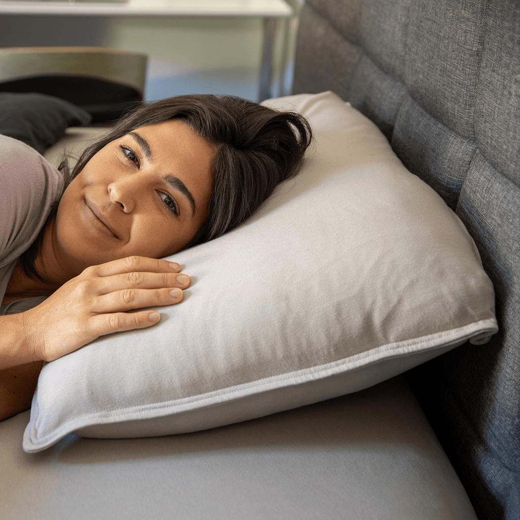 Bean bag top pillow bed