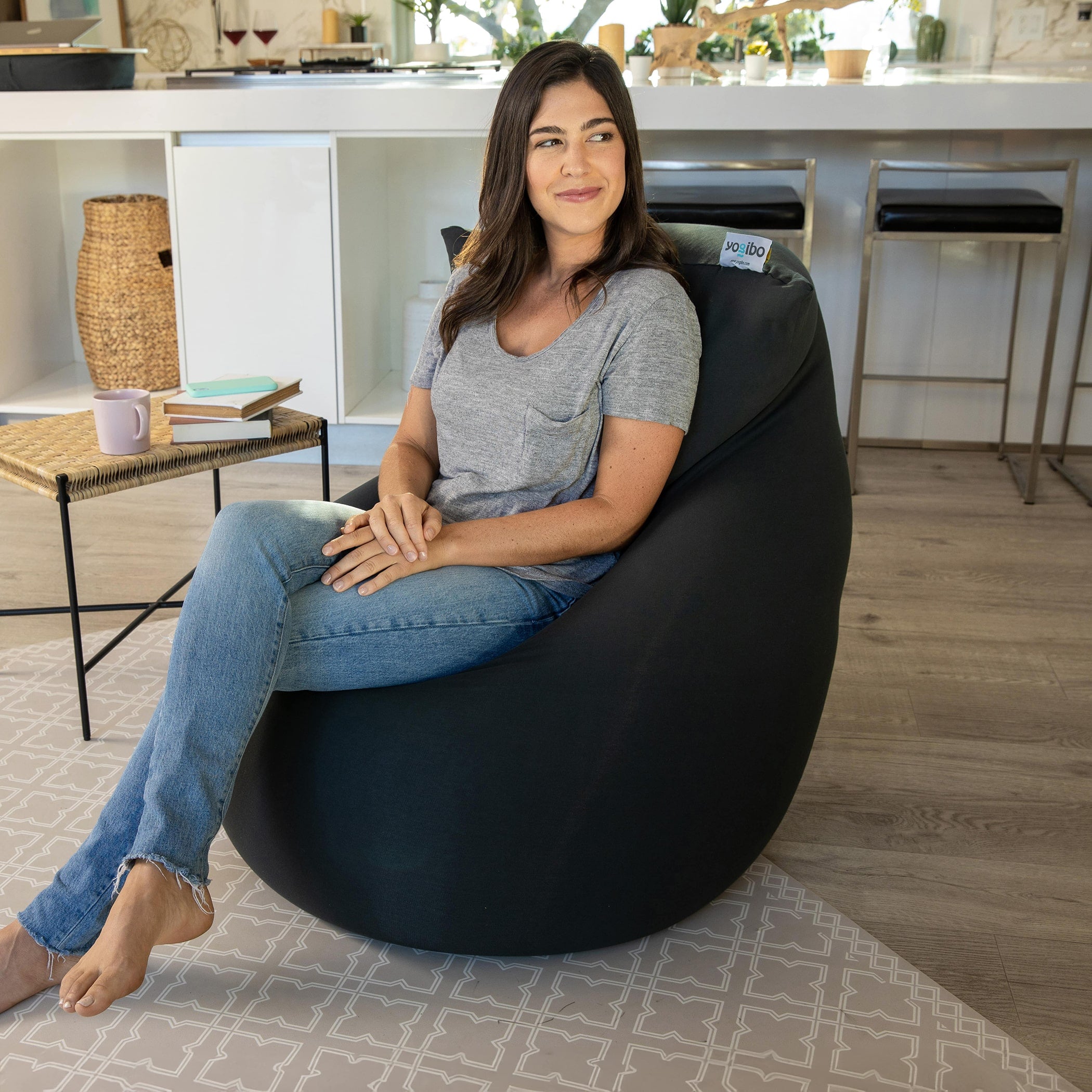 Comfortable Chairs Living Room, Korean Bean Bag Chairs