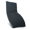 Dark Gray bean bag chair on a white background
