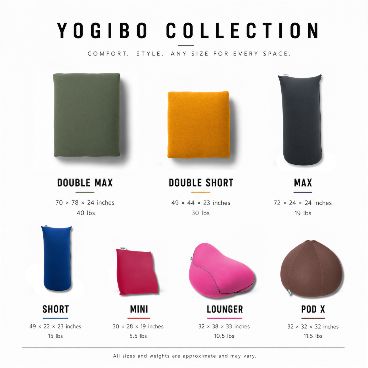 ヨギボー　ショート Yogibo Double Short — Yogibo®