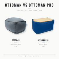 Yogibo Bean Bag Size Chart