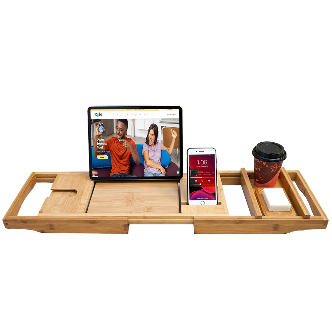 Traybo H2O Laptop & Tablet Wooden Bath Tray Yogibo®